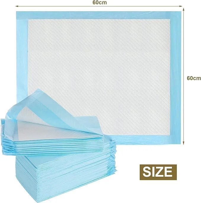 پدهای ادرار سگ، پدهای آموزشی حیوانات خانگی 60*60 سانتی متر، پدهای یکبار مصرف بسیار جاذب و ضد نشت برای آموزش در منزل گربه ها، خرگوش ها، سگ ها