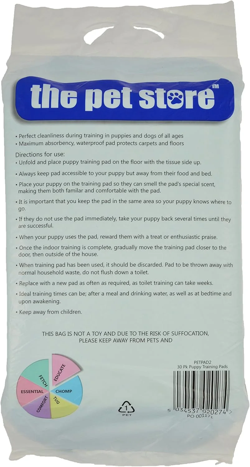 پد آموزش ادرار سگ، بسته 30 عددی