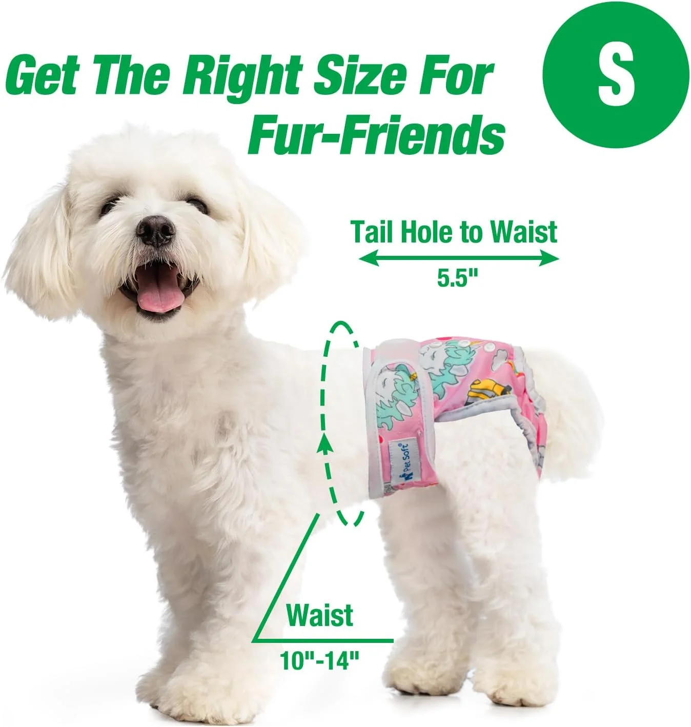 پوشک نرم و قابل شستشوی حیوانات خانگی (بسته 3 عددی) - پوشک سگ ماده، پوشک راحت و قابل استفاده مجدد برای سگ های ماده