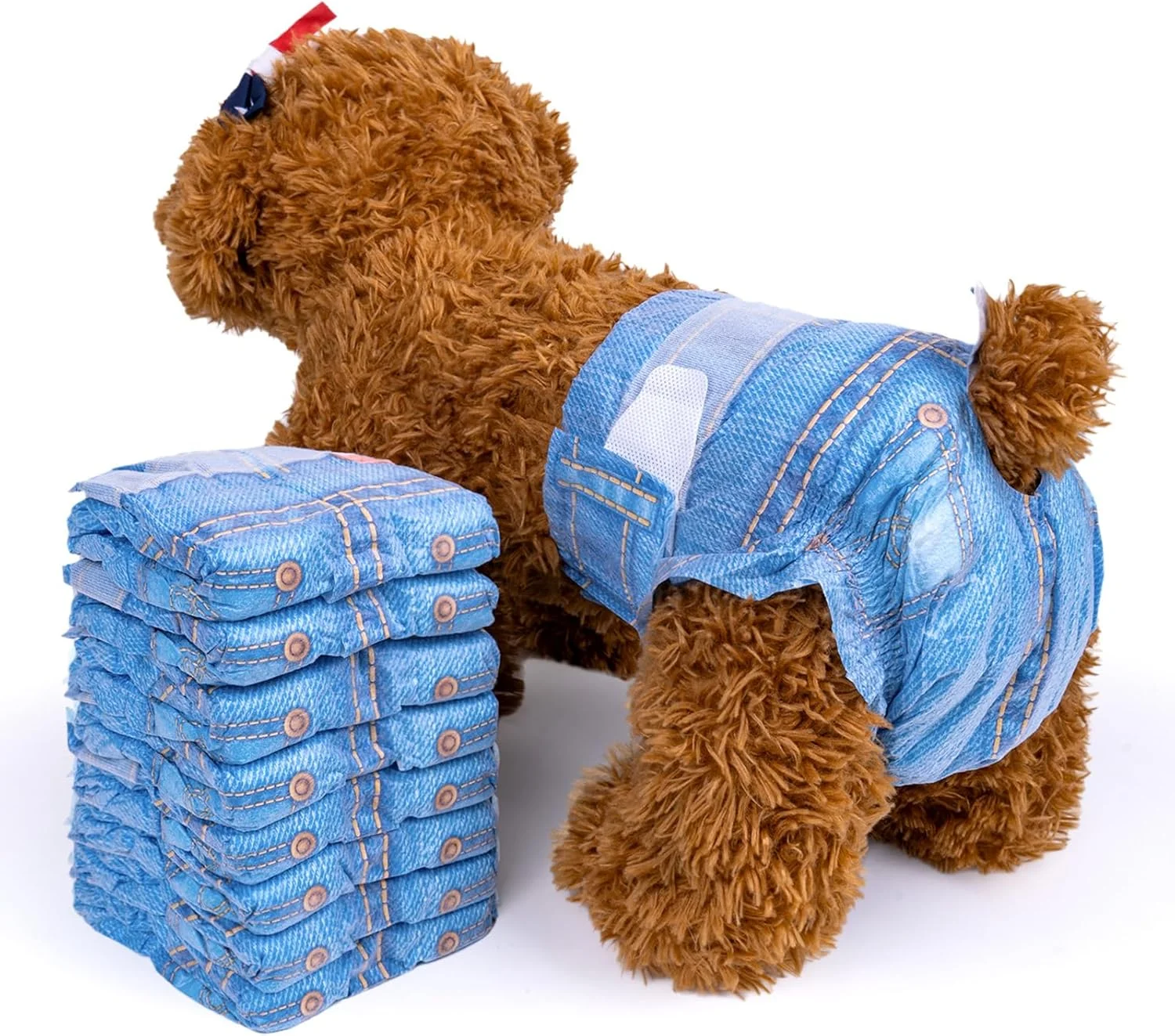 پوشک سگ ماده نرم حیوانات خانگی، 48 عدد، شلوار فصلی سگ برای سگ های ماده، پوشک سگ ماده برای بی اختیاری، ادرار تحریکی، مسافرت، XS، S، M پوشک سگ ماده نرم حیوانات خانگی، 48 عدد، شلوار فصلی سگ برای سگ های ماده، پوشک سگ ماده برای بی اختیاری، ادرار تحریکی، مسافرت، XS، S، M