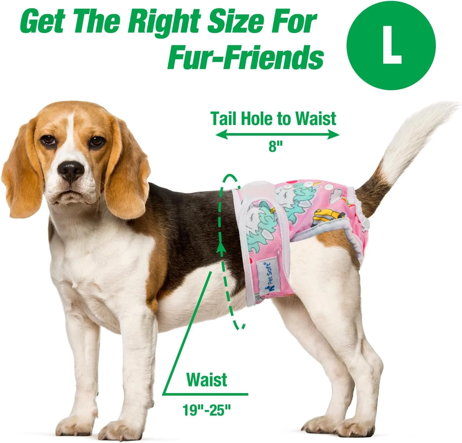 پوشک سگ ماده نرم حیوانات خانگی - بسته 3 عددی پوشک سگ ماده قابل شستشو برای سگ دختر در دوران فحلی - شورت بهداشتی سگ قابل استفاده مجدد | پوشک توله سگ ماده (حیوانات، L)