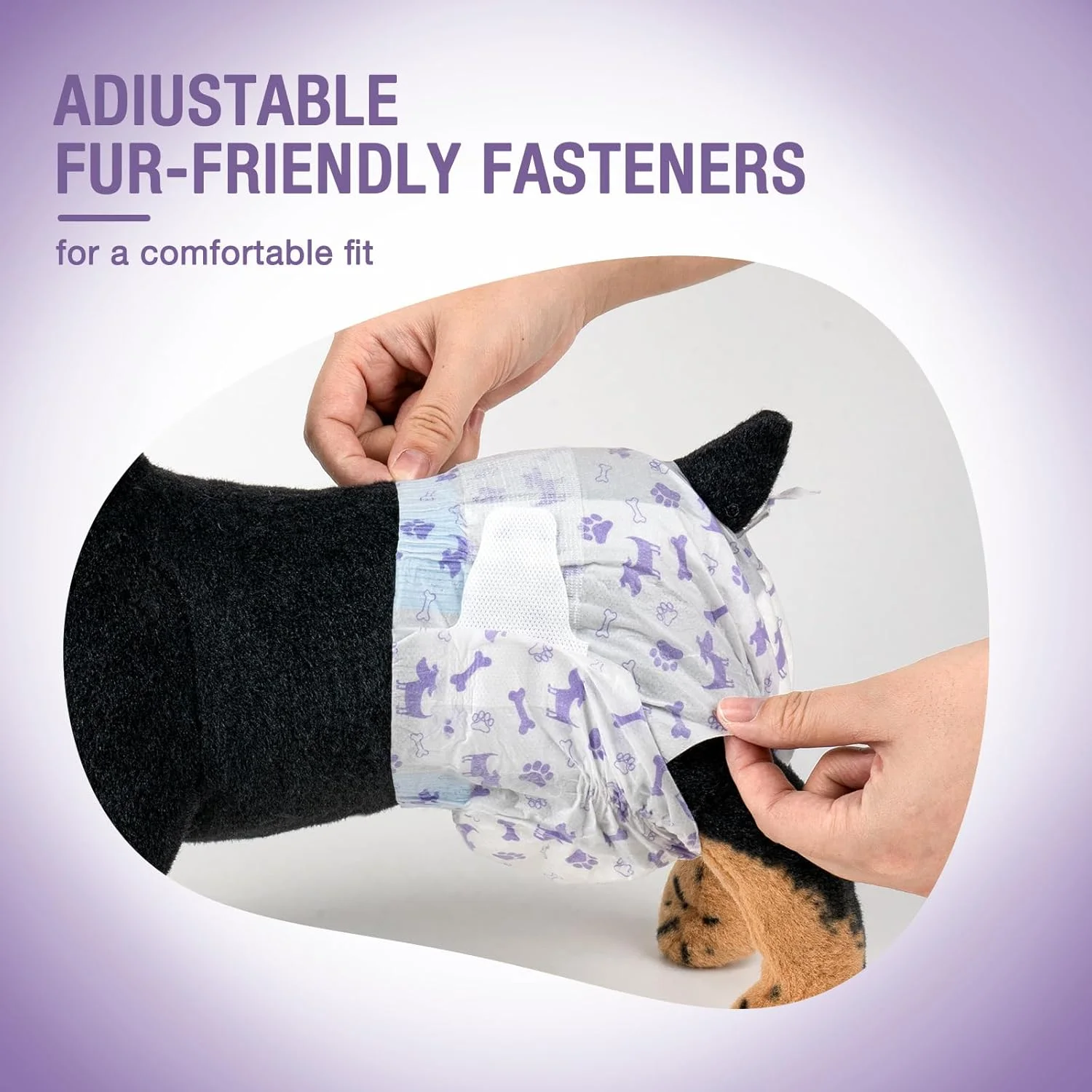 پوشک سگ نرم حیوانات خانگی ماده، 20 عدد شورت یکبار مصرف برای دوران قاعدگی سگ، پوشک سگ یکبار مصرف فوق العاده جاذب برای سگ های ماده با نشانگر رطوبت