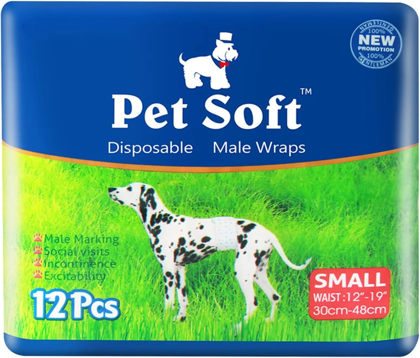 پوشک سگ نر یکبار مصرف پت سافت