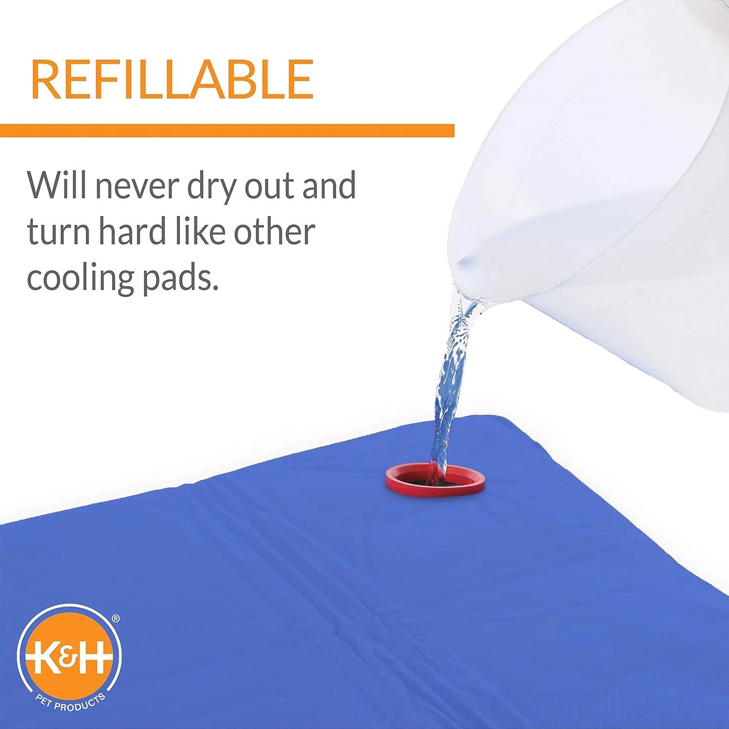 پد خنک کننده حیوانات خانگی K&H، سایز خیلی بزرگ، آبی، 68 در 96 سانتیمتر