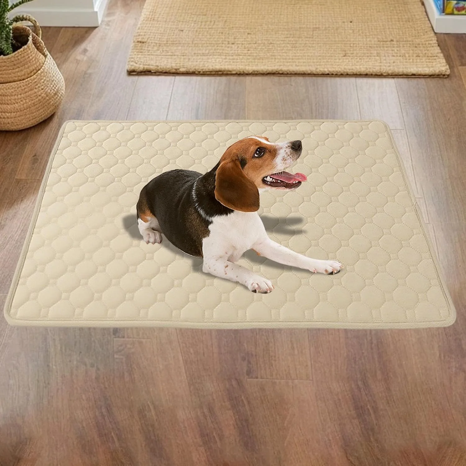 پد ادرار حیوانات خانگی - پد ادرار سگ قابل شستشو پد توالت گربه | محافظ ضد نشت ادرار تشک بستر گربه برای توله سگ کوچک متوسط بزرگ بچه گربه داخل خانه فضای باز خانه پارک بازی کف مسافرت خواب