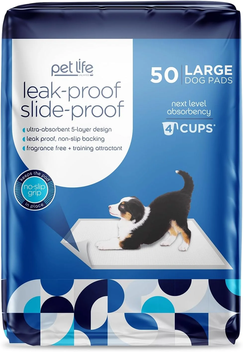 پدهای آموزشی سگ PET LIFE UNLIMITED PL360، بسته 50 عددی، خاکستری