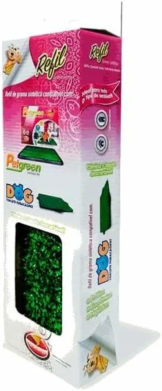 پد چمن جایگزین سبز حیوانات خانگی FURACÃOPET - تشک چمن مصنوعی اضافی برای سیستم دستشویی سگ - بادوام، تمیز کردن آسان، حس طبیعی برای استفاده در داخل و خارج از خانه