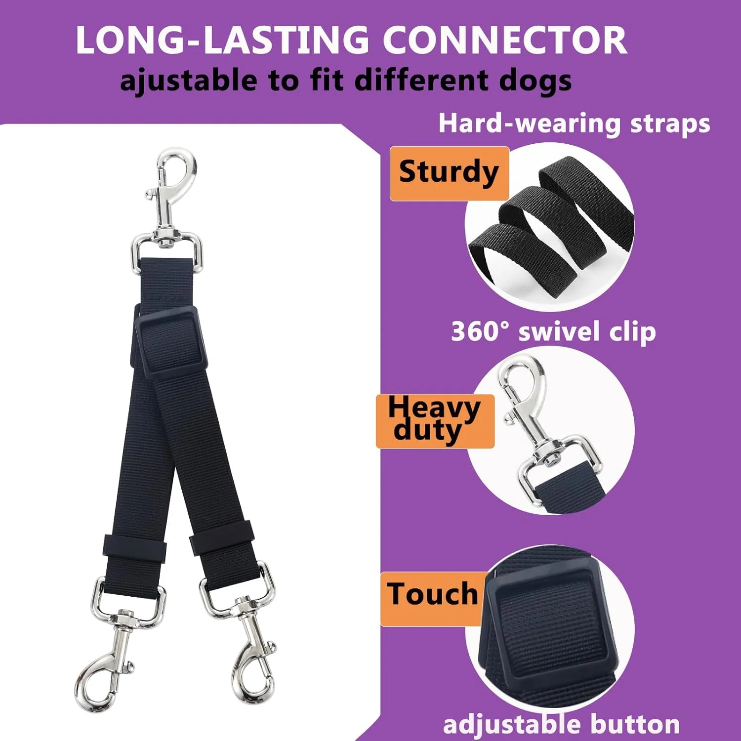 بندهای نگهدارنده شکم سگ برای آرایش حیوانات خانگی - حلقه های ۲ اینچی آبی آسمانی برای آرایش سگ، نوار پهن ضد آب PVC قوی، حلقه نگهدارنده شکم برای حمام و آرایش حیوانات خانگی (آبی آسمانی - بلند)