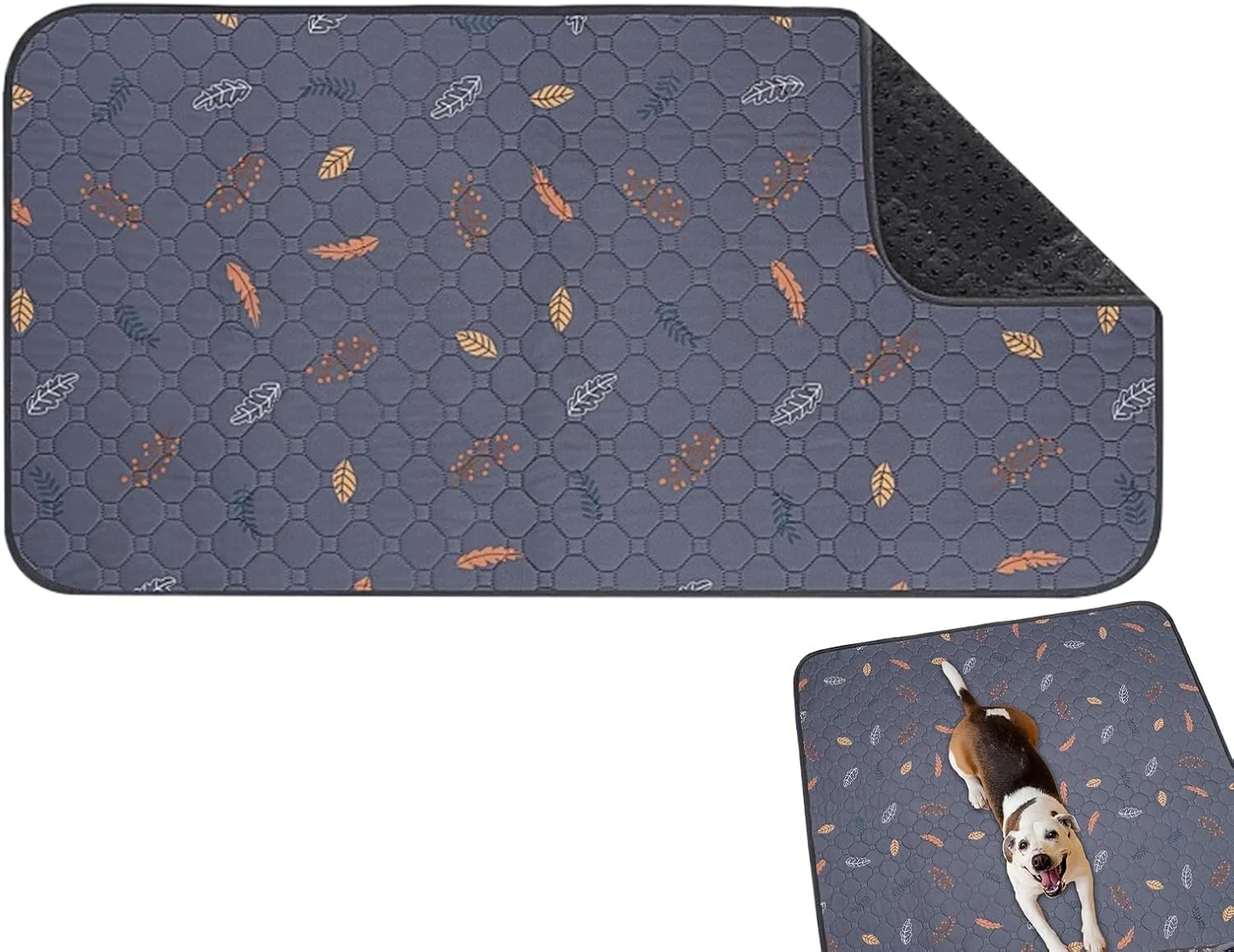 پدهای ادرار برای سگ ها - کوسن ضد آب و ضد لغزش ادرار بچه گربه | آستر قفس حیوانات کوچک | برای صندلی ماشین، مبل، تخت، همستر، خرگوش، مبلمان، والدین حیوانات خانگی، صاحبان توله سگ، آپارتمان، افراد پرمشغله