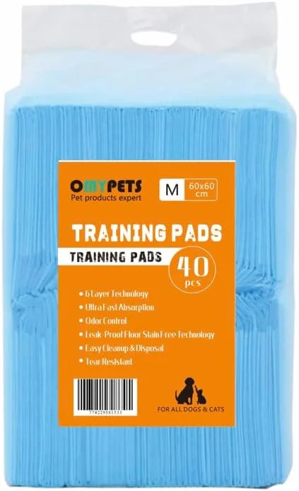 پدهای بهداشتی سگ Omypets، بسته 40 عددی (60cm*60cm)
