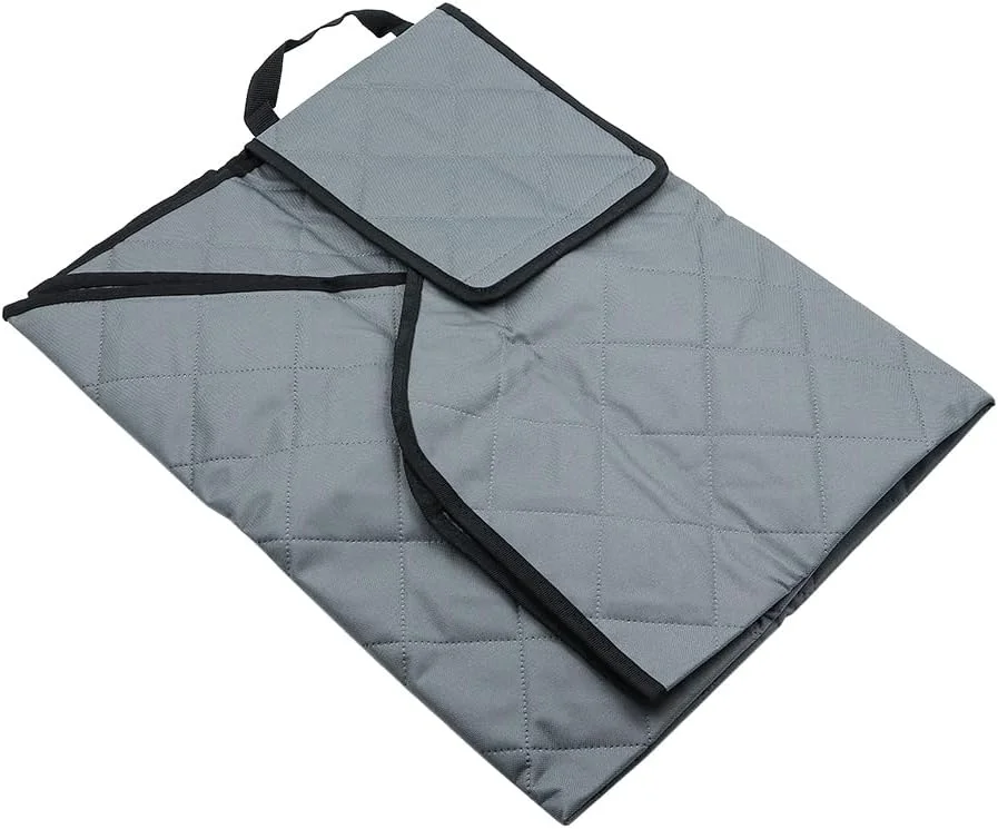 پد آموزشی سگ قابل استفاده مجدد Namvo، تشک ضد ادرار سگ هشت ضلعی، پد ادرار ضد آب توله سگ، تشک لانه بازی سگ قابل شستشو، پد تغذیه فوق العاده جاذب، پد سگ برای لانه بازی هشت ضلعی سگ، خاکستری