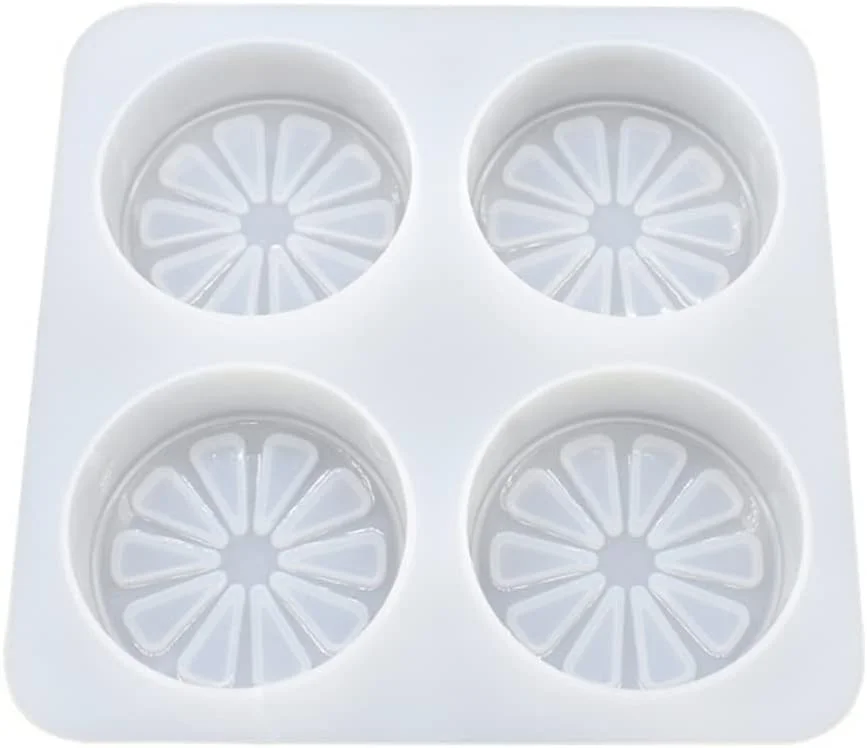 قالب سیلیکونی 4 حفره ای طرح برش پرتقال، لوازم تزئین کیک DIY، قالب صابون دست ساز، قالب یخ، قالب های سیلیکونی نچسب با گرید غذایی برای روغن های معطر و ابزار پخت و پز قالب سیلیکونی 4 حفره ای طرح برش پرتقال، لوازم تزئین کیک DIY، قالب صابون دست ساز، قالب یخ، قالب های سیلیکونی نچسب با گرید غذایی برای روغن های معطر و ابزار پخت و پز