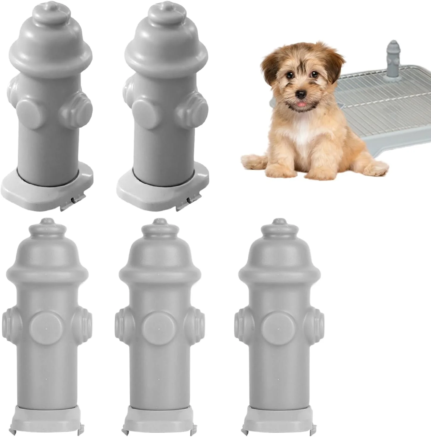 آموزش دستشویی به سگ در داخل خانه | 5 عدد ستون ادرار برای سگ ها در داخل خانه - توالت ادرار حیوانات خانگی قابل حمل برای استفاده توله سگ در خانه، اتاق، باغ، چمن، فضای باز