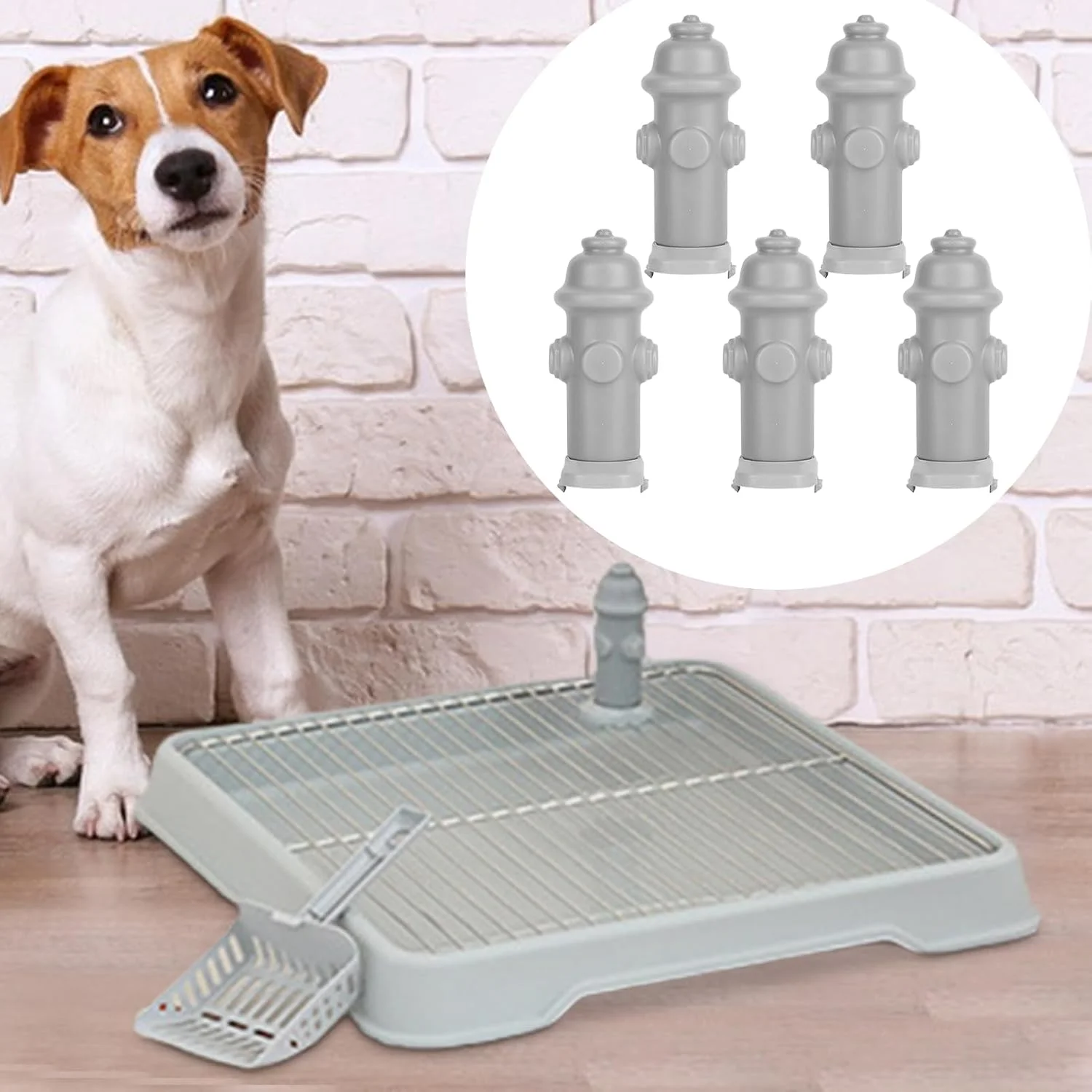 آموزش دستشویی به سگ در داخل خانه | 5 عدد ستون ادرار برای سگ ها در داخل خانه - توالت ادرار حیوانات خانگی قابل حمل برای استفاده توله سگ در خانه، اتاق، باغ، چمن، فضای باز