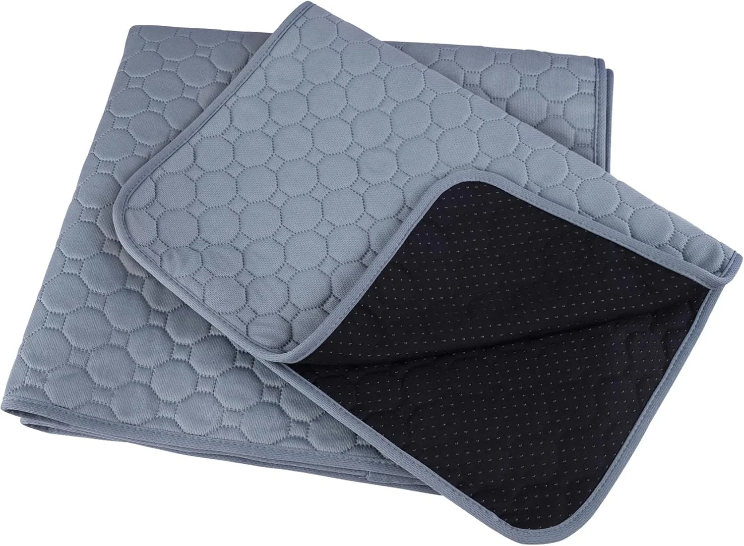 پدهای قابل شستشو و استفاده مجدد سگ آی گجتز هوم U7261، پد آموزش سگ، پد ادرار حیوانات خانگی (بسته 2 عددی) - خاکستری - 60 x 45 سانتی متر