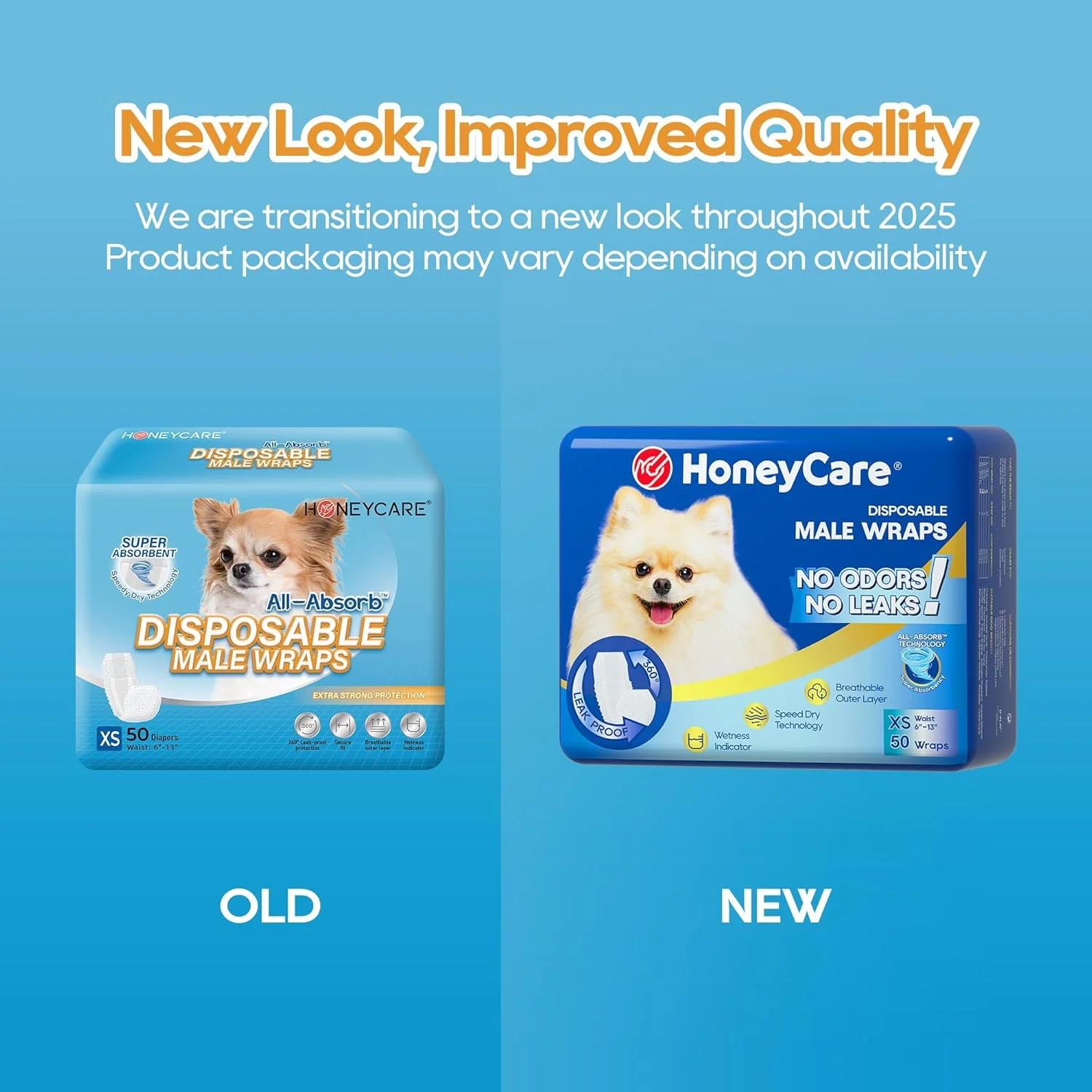 پوشک سگ نر هانی کر مدل A27، سایز خیلی کوچک، 50 عددی