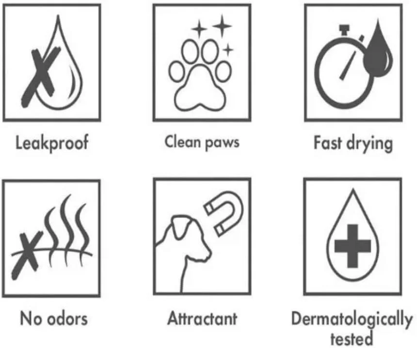 پدهای آموزشی سگ ام-پتز - پدهای با چسب آسان (30 عدد) - 90x60 سانتی متر
