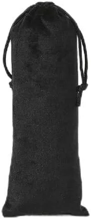 کیف مخملی Fawoonu، پارچه عینک، کیف آبنبات، کیف بند دار، جواهرات، کیف مخملی مشکی
