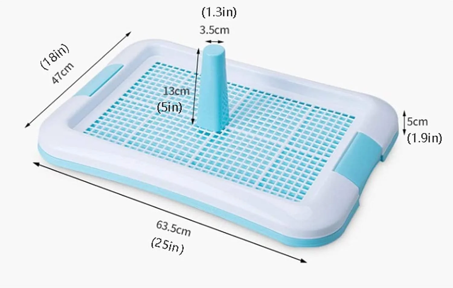 توالت سگ و گربه Emily Pets، سینی بستر آموزشی تمیز شونده آسان مناسب فضای داخلی و خارجی