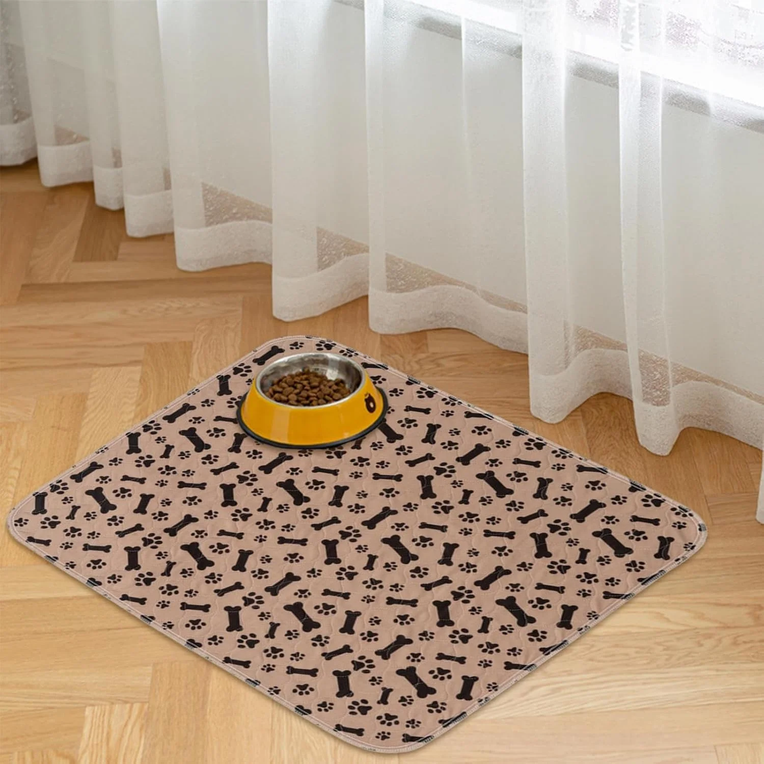 پد جاذب ادرار حیوانات خانگی - تشک های ادرار قابل استفاده مجدد، برای آموزش دستشویی سگ، گربه، توله سگ و بچه گربه در داخل و خارج از خانه