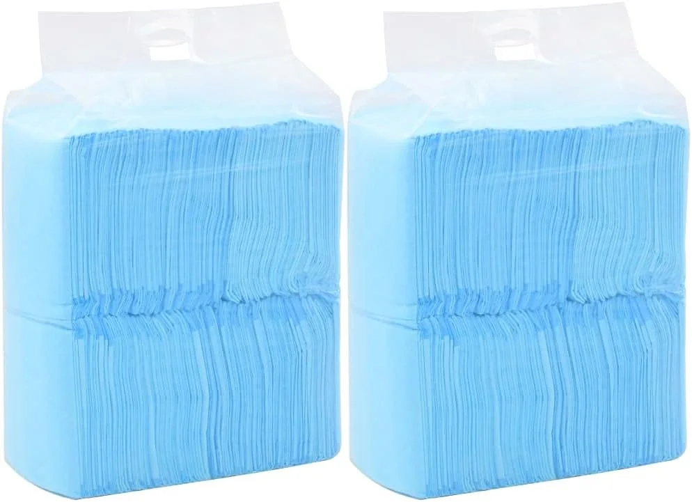 پدهای آموزشی حیوانات خانگی آبی و سفید 200 عددی 60x60 سانتی متر پارچه نبافته