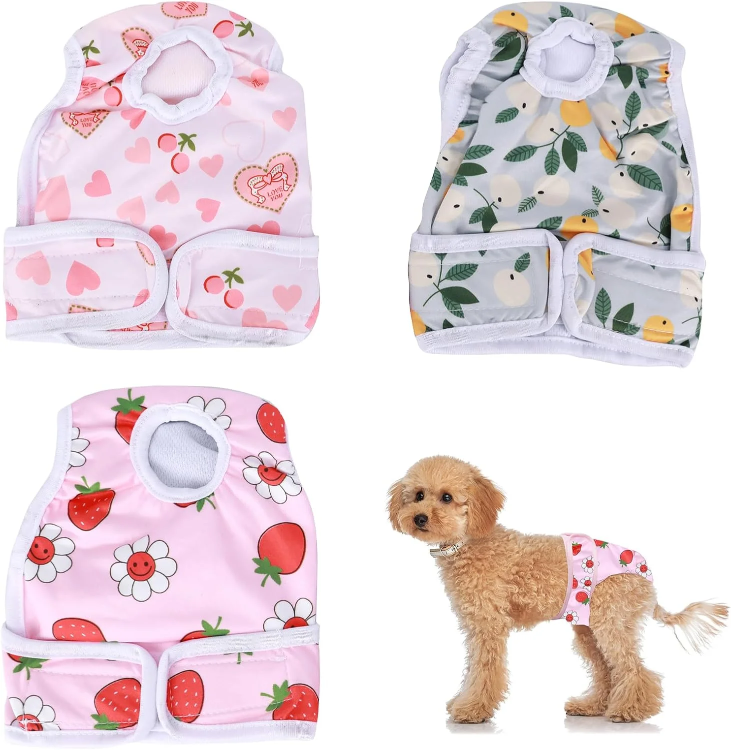 پوشک سگ مدل Reusable بسته ۳ عددی سایز M