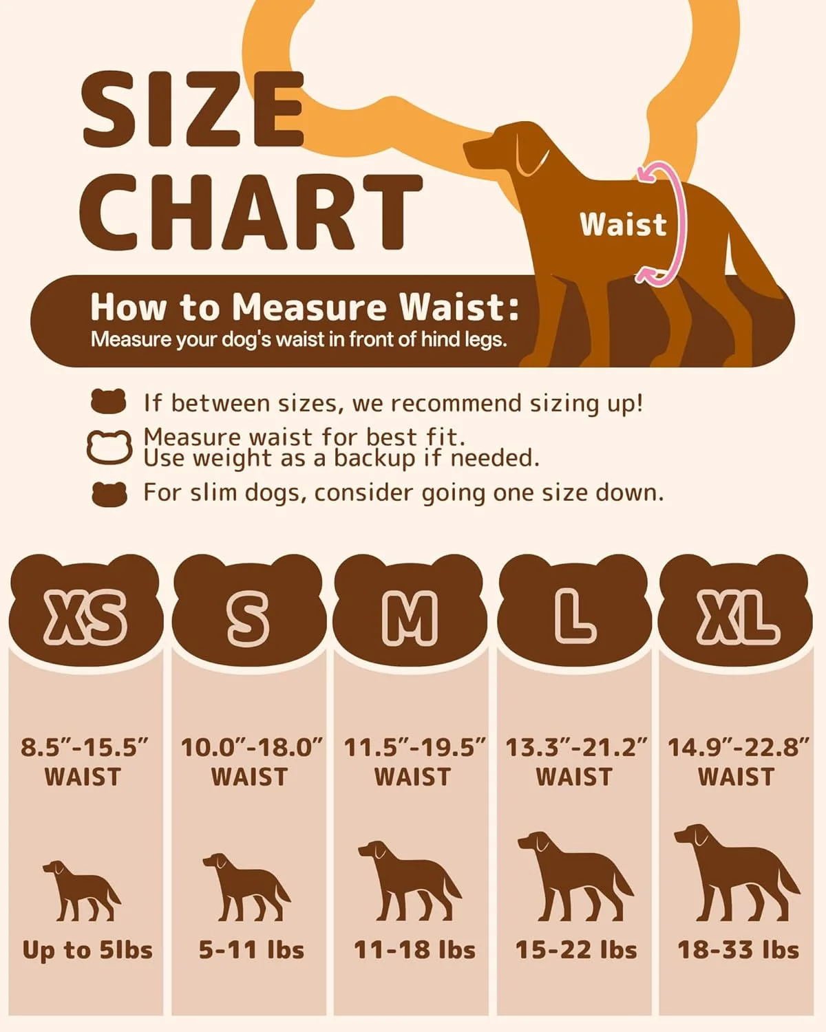 پوشک سگ ماده دونو (20-60 عددی)، پوشک های یکبار مصرف برای سگ های ماده با کمر کشسان 360 درجه، پوشک برای سگ های ماده در دوره فحلی، پوشک توله سگ فوق العاده جاذب و ضد نشت، XS-20 عددی