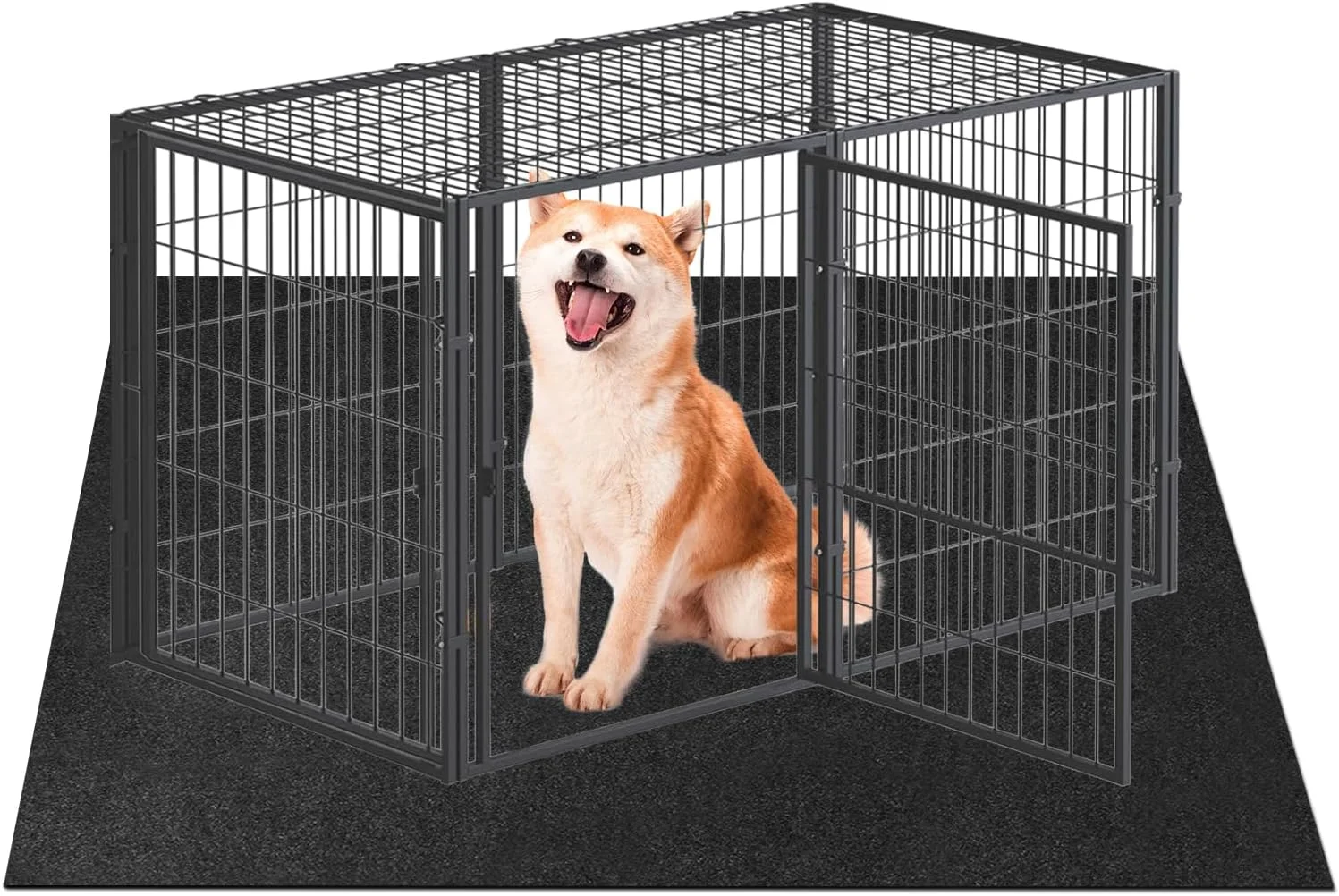 پد بازی سگ، زیرانداز قفس سگ برای آموزش باکس، جاذب، ضد آب، ضد لغزش، پد توله سگ قابل استفاده مجدد برای محافظت از کف، 60 در 90 سانتی متر