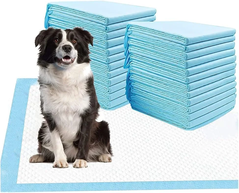 پدهای سگ، پدهای یکبار مصرف آموزش ادرار سگ، پدهای آموزش حیوانات خانگی، زیرانداز جاذب، 33x45 سانتی متر (بسته 100 عددی سایز کوچک)
