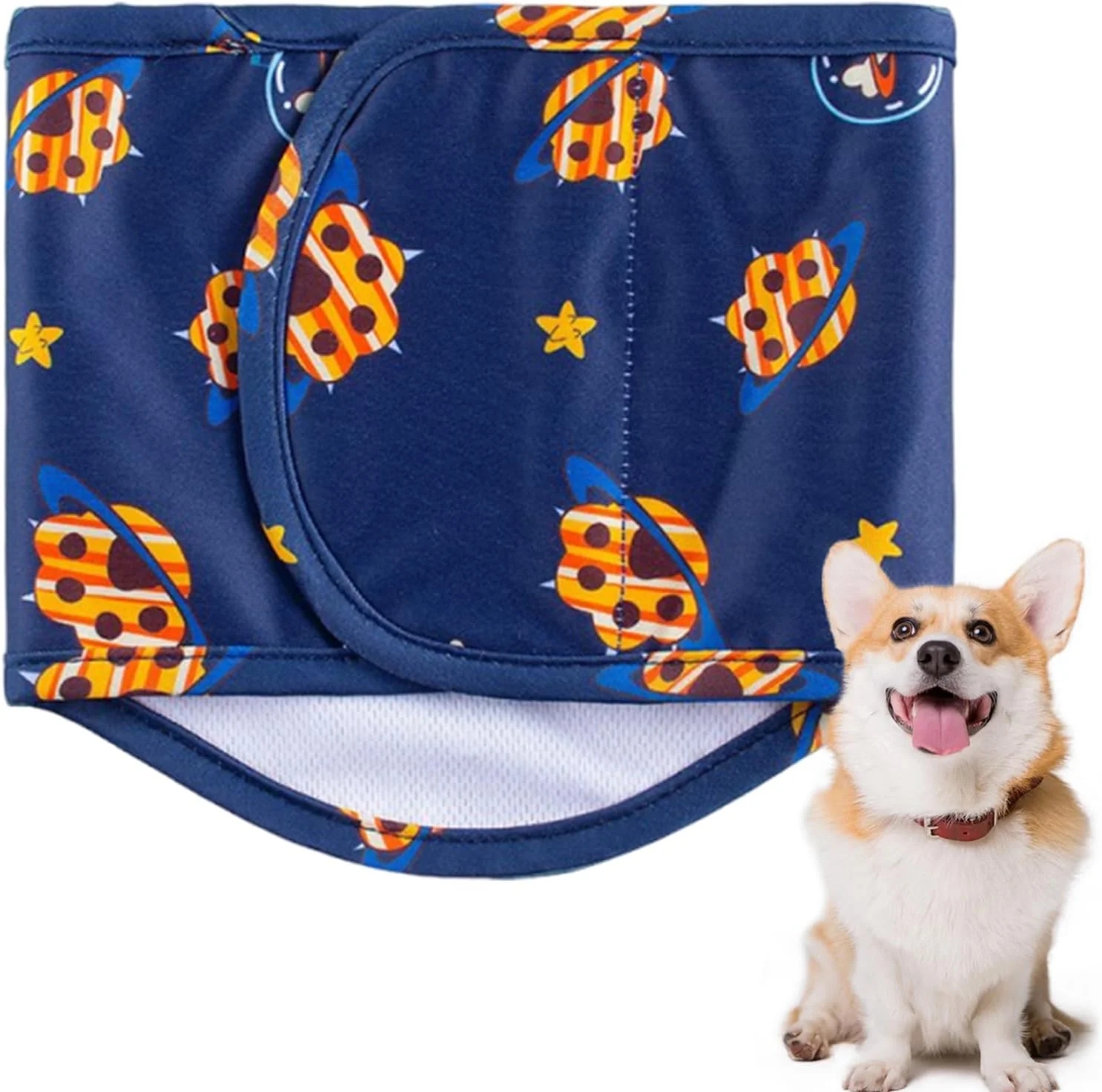 پوشک سگ | شکم بند سگ نر قابل شستشو | شورت آموزشی قابل استفاده مجدد برای سگ، مناسب توله سگ، منزل و مسافرت