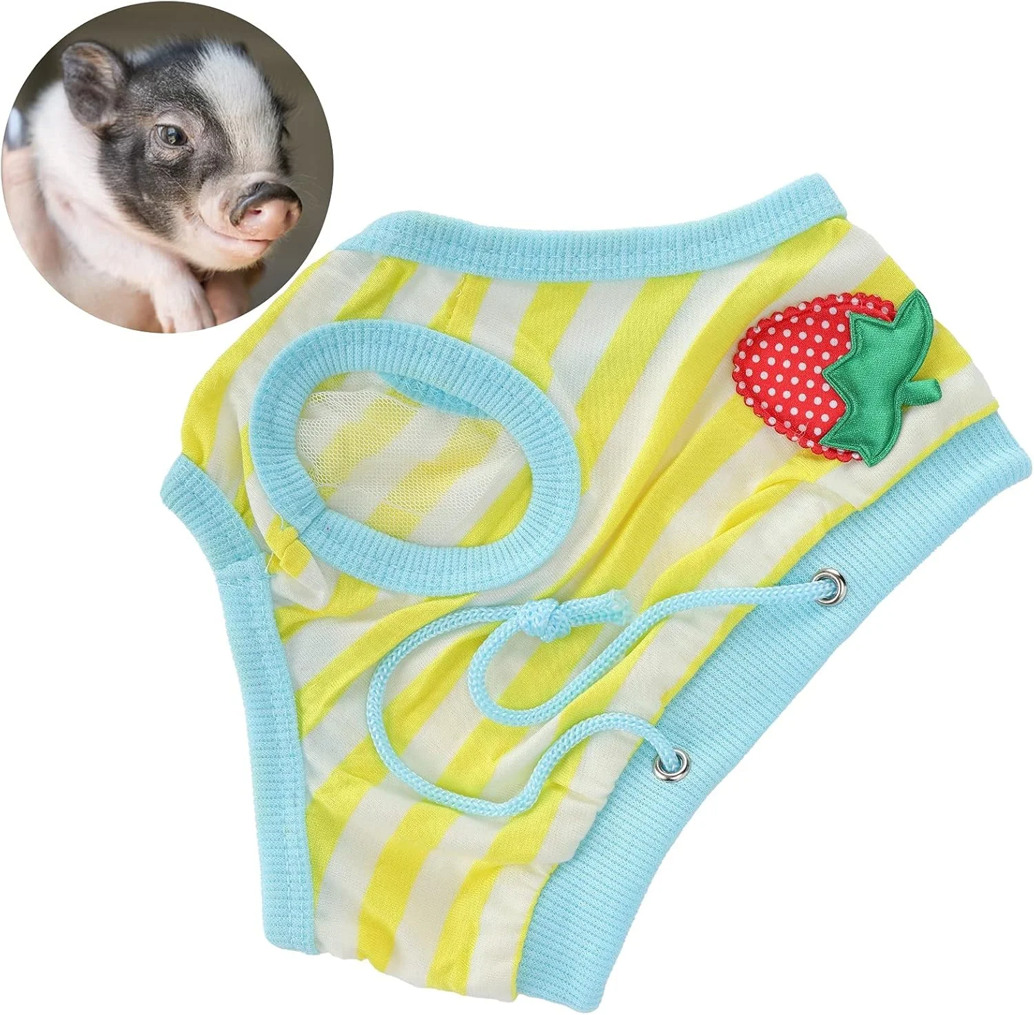 شورت بهداشتی سگ، شلوار سگ برای سگ های کوچک، شلوار فیزیولوژیکی حیوانات خانگی، لباس زیر بهداشتی حیوانات خانگی، شلوار سگ برای جلوگیری از ادرار کردن حیوان خانگی شما در خانه (زرد، S)