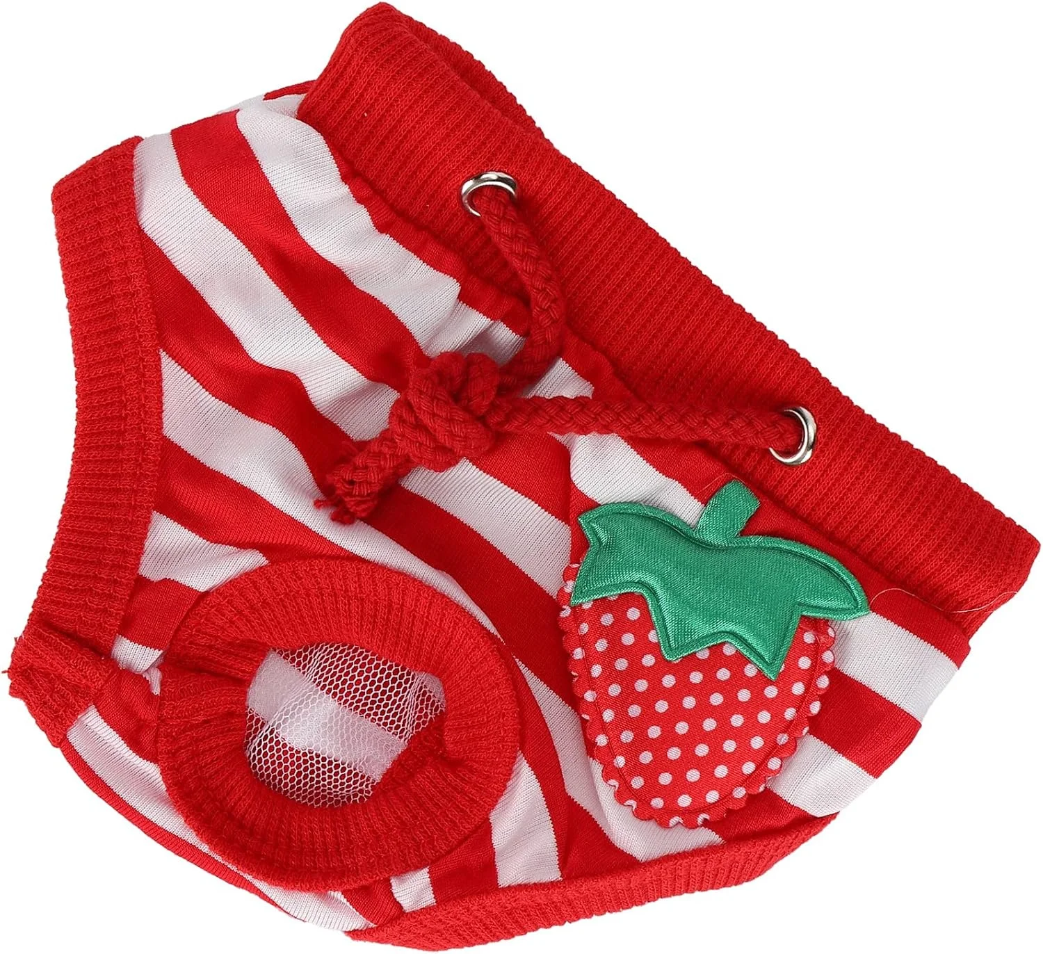 شورت بهداشتی سگ، شلوار سگ برای سگ های کوچک، شلوار فیزیولوژیکی حیوانات خانگی، لباس زیر بهداشتی سگ ها برای جلوگیری از ادرار حیوان خانگی شما در خانه (قرمز، M)