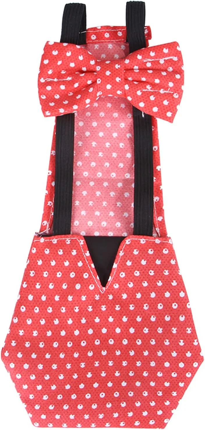 پوشک حیوانات خانگی، پوشک حیوانات خانگی برای مرغ، اردک، پوشک مرغ قابل استفاده مجدد، پوشک حیوانات خانگی قابل شستشو، پاپیون