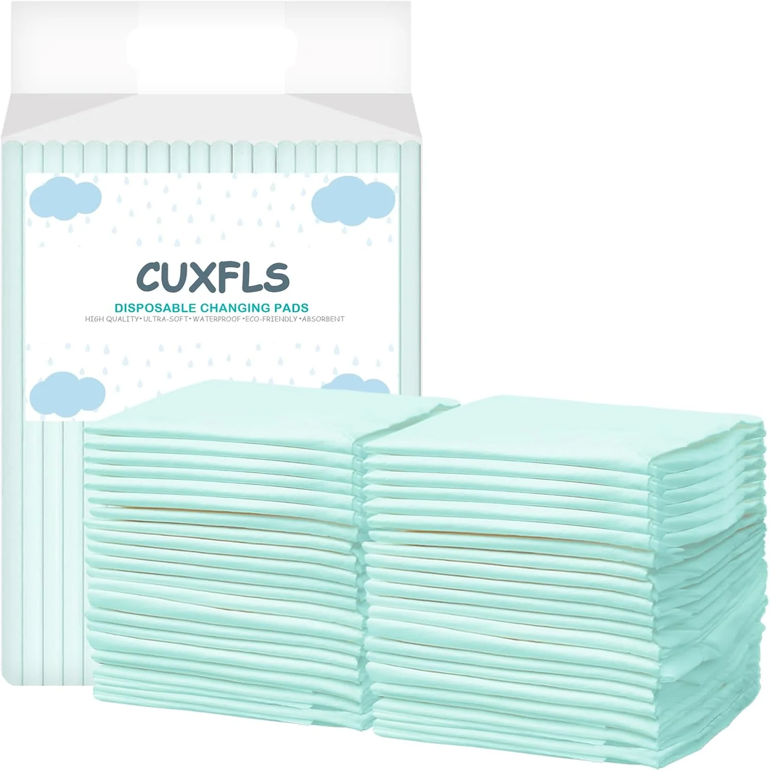 بسته 20 عددی پد آموزشی فوق العاده جاذب و نرم ادرار سگ، سایز 89x63.5 سانتی متر، مناسب سفر و استفاده در منزل برای جلوگیری از نشت ادرار توله سگ (سبز)