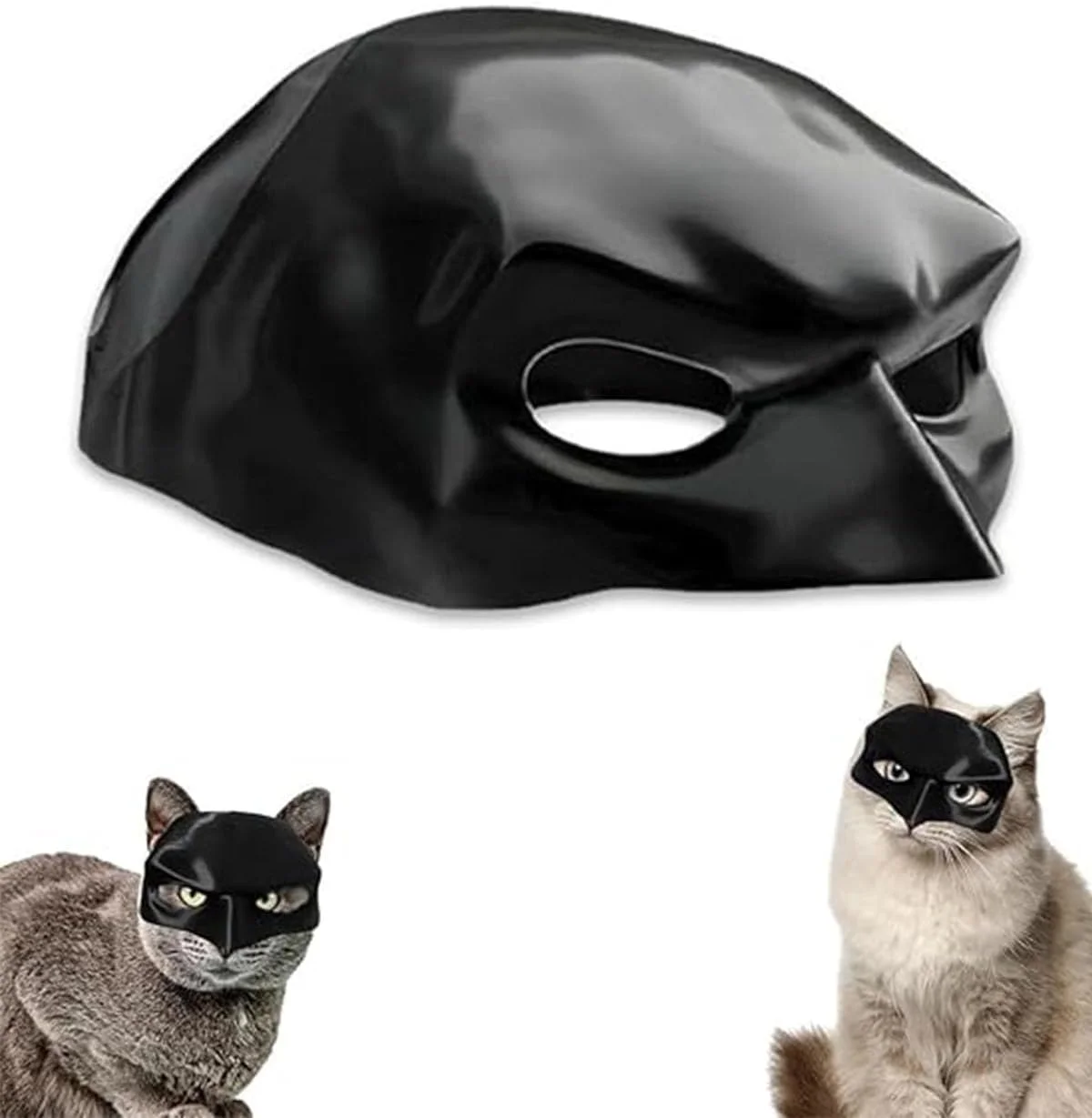 ماسک گربه طرح بتمن، ماسک سرگرم کننده گربه برای مهمانی های بالماسکه، اسباب بازی های رقص حیوانات، طراحی سبک وزن، اندازه 9 سانتی متر، مناسب برای گربه ها، لوازم جانبی منحصر به فرد برای حیوانات خانگی، هدیه مهمانی