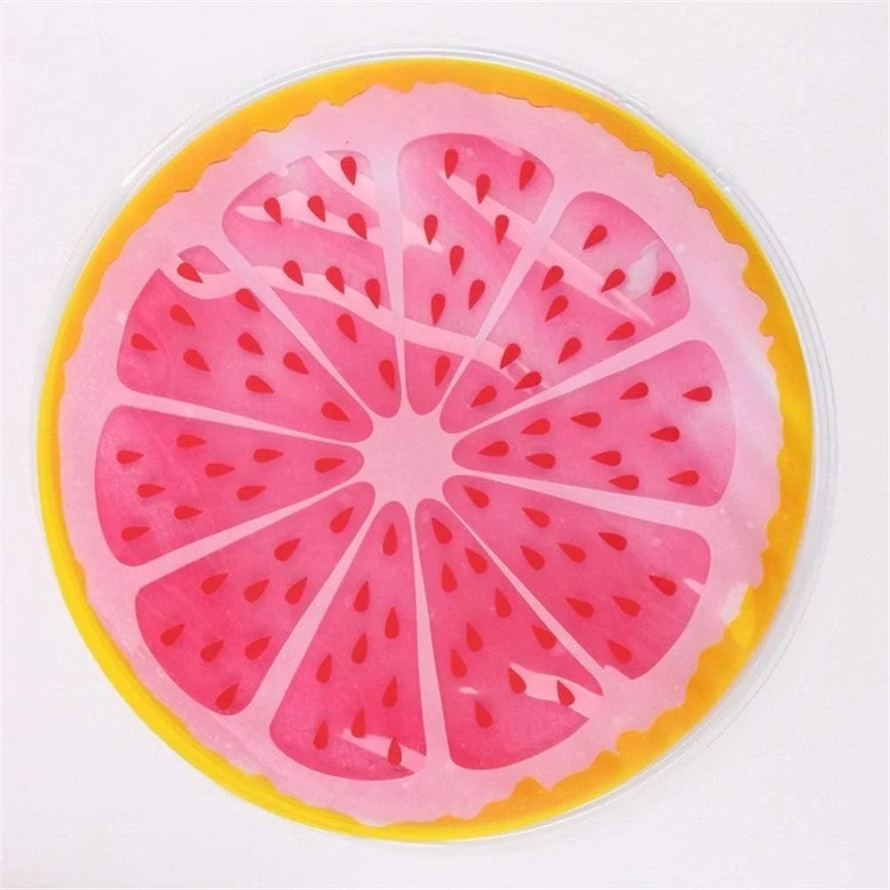 پد خنک کننده سگ، مناسب فصل تابستان، ضد آب، قابل حمل، مناسب سگ های کوچک و متوسط، پت، سگ، لوازم جانبی حیوانات خانگی Jinlyp (رنگ: لیمویی صورتی، اندازه: قطر 35.5 سانتی متر)