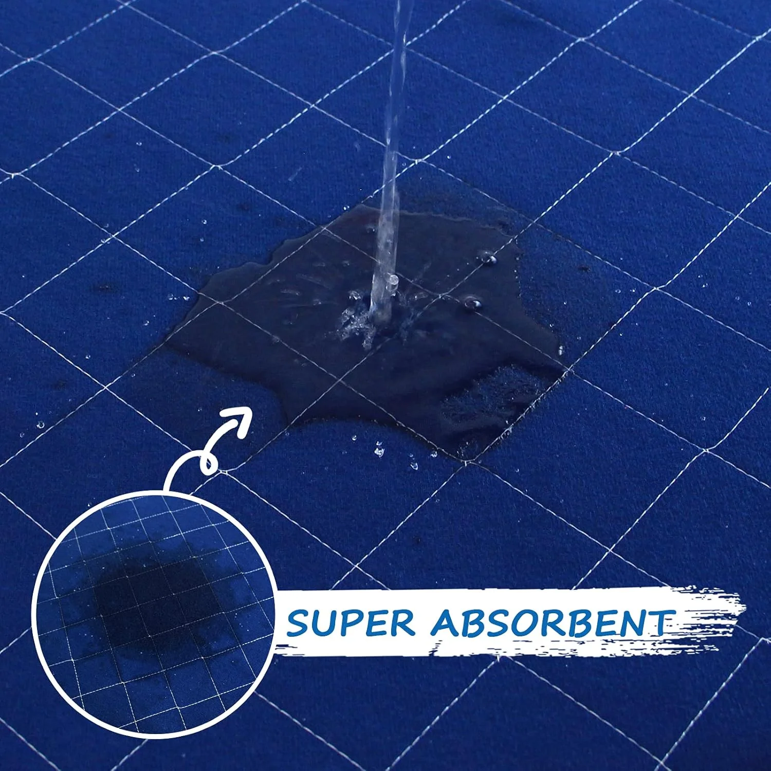 پدهای ادرار قابل استفاده مجدد Coldwind برای سگ، 36 اینچ، پدهای گرد قابل شستشو، پدهای آموزشی توله سگ با پشت ضد لغزش برای پارک بازی/جعبه، پد جاذب آموزش ادرار سگ