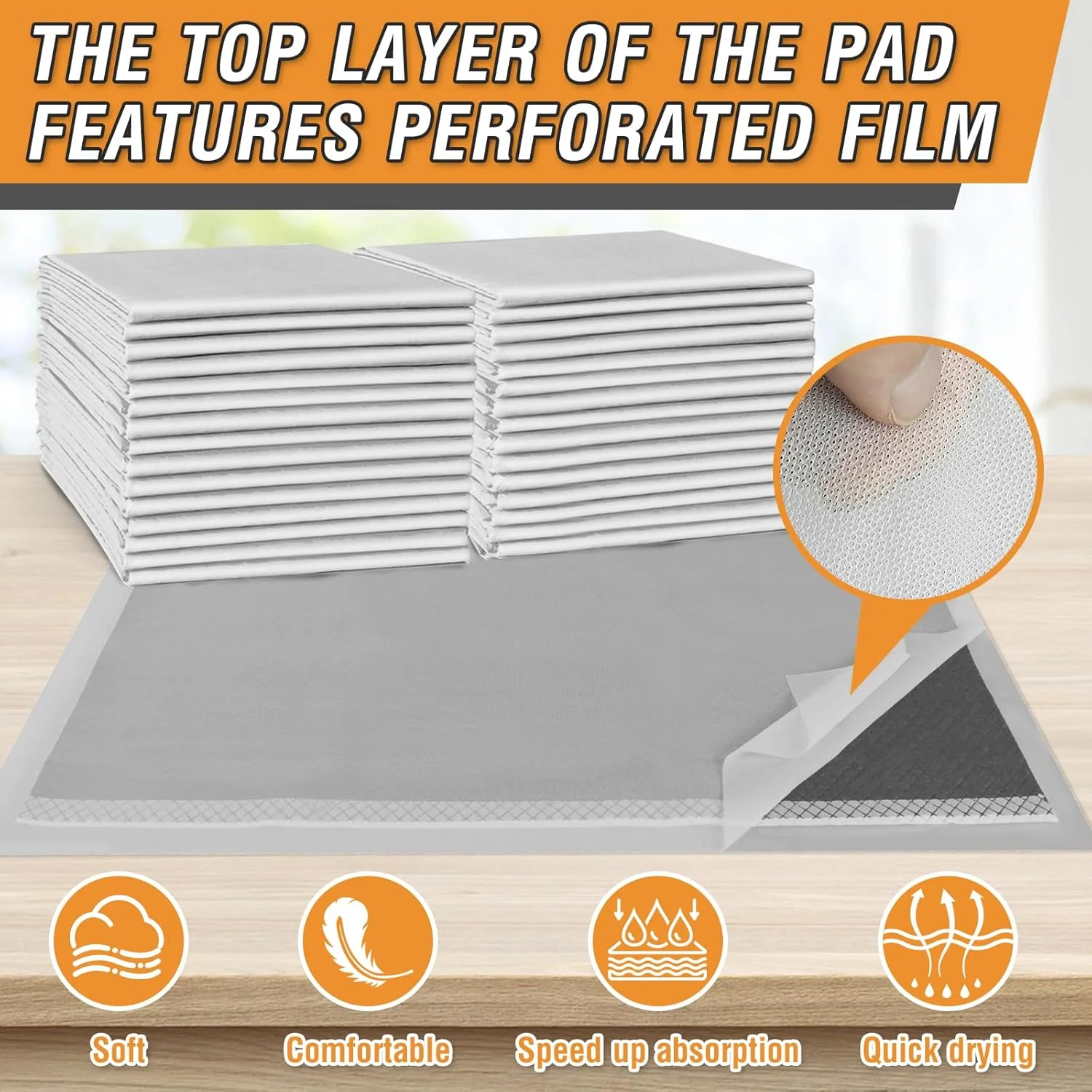 پدهای ذغالی مخصوص سگ XL، سایز 76x66 سانتی متر، بسته 40 عددی، پدهای ادرار یکبار مصرف برای سگ، پدهای کربنی فعال برای آموزش، پد ادرار حیوانات خانگی برای سگ ها، پد ادرار برای داخل و خارج از منزل