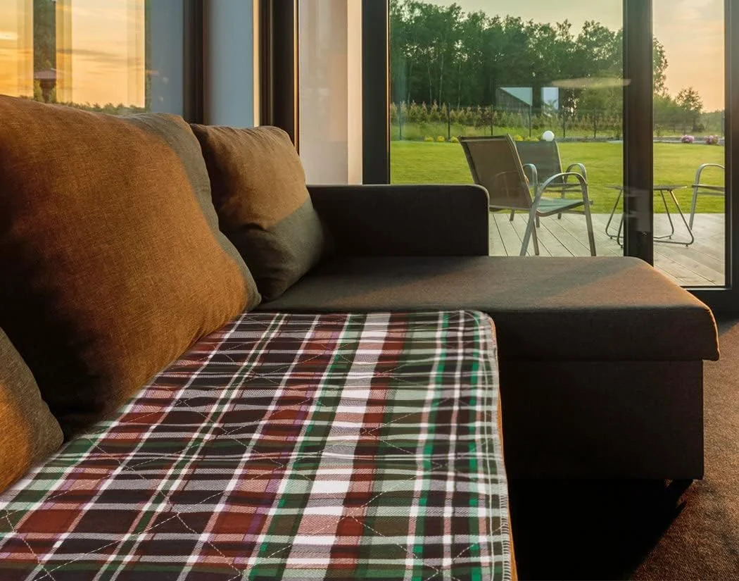 پد ادرار سگ و توله سگ Careoutfit، بسته 2 عددی، طرح چهارخانه، ضد آب، قابل شستشو، سایز بزرگ 60 در 90 سانتی متر، مناسب آموزش و مسافرت پد ادرار سگ و توله سگ Careoutfit، بسته 2 عددی، طرح چهارخانه، ضد آب، قابل شستشو، سایز بزرگ 60 در 90 سانتی متر، مناسب آموزش و مسافرت