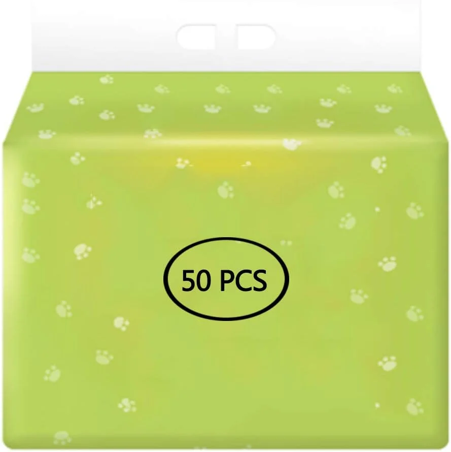 پدهای آموزشی کربنی حیوانات خانگی و سگ با الیاف زغال بامبو، توری نرم برای زیرانداز حیوانات خانگی