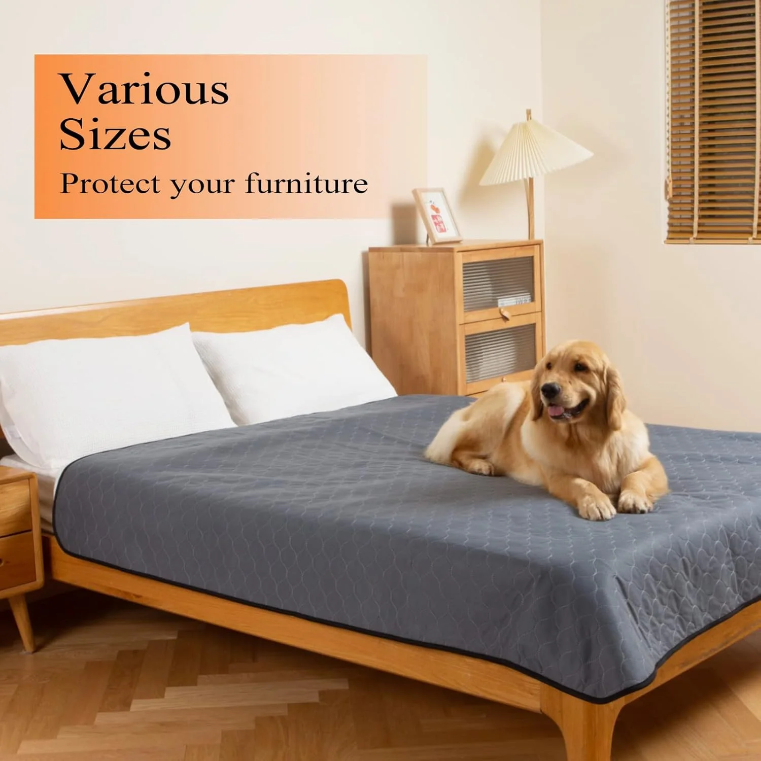 پد ادرار شوی سگ Bunlitent سایز 82x82، پد توله سگ قابل استفاده مجدد، پد آموزشی سگ با خشک شدن سریع، 1 عدد، پد ادرار گربه سگ ضد لغزش، پد زایمان، پد دستشویی.