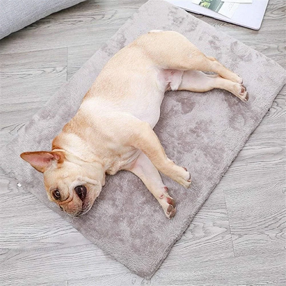 تشک خنک کننده تابستانی سگ، تخت دو طرفه یخی گربه، تشک تنفسی حیوانات خانگی، تخت سگ مسافرتی قابل حمل، لوازم خواب نرم حیوانات خانگی Jinlyp (سایز: XL)