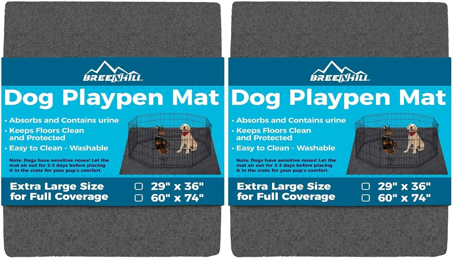 پد بازی سگ، سایز ایکس لارج (152cm x 188cm)، پدهای ادرارشوئی سگ، جاذب، ضد آب، پدهای توله سگ قابل استفاده مجدد برای آموزش، زایمان، تربیت، بی اختیاری و قفس/ لانه پد بازی سگ، سایز ایکس لارج (152cm x 188cm)، پدهای ادرارشوئی سگ، جاذب، ضد آب، پدهای توله سگ قابل استفاده مجدد برای آموزش، زایمان، تربیت، بی اختیاری و قفس/ لانه