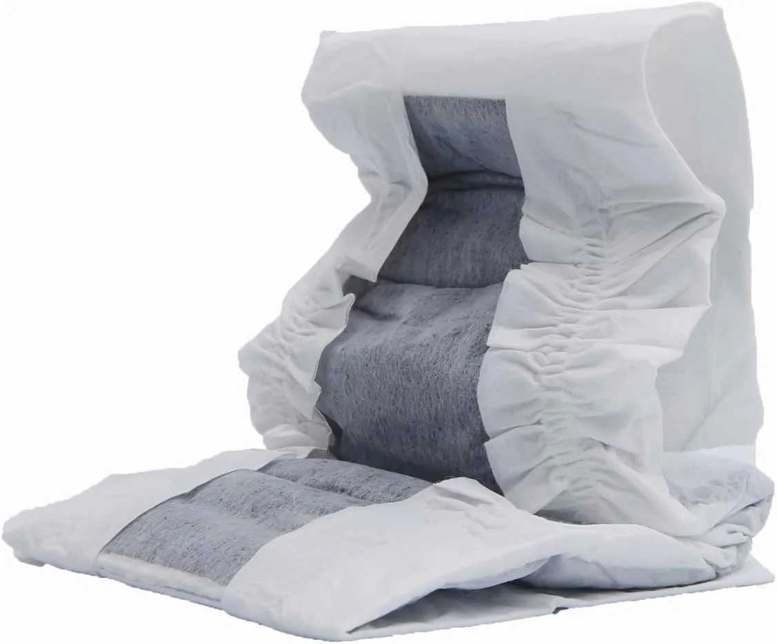 پوشک یکبار مصرف سگ نر، پوشک سگ در 4 سایز برای سگ های نر، فوق العاده جاذب و ضد نشت برای سگ ها، ادرار هیجانی یا بی اختیاری (S: 30-48 سانتی متر، بسته 22 عددی)