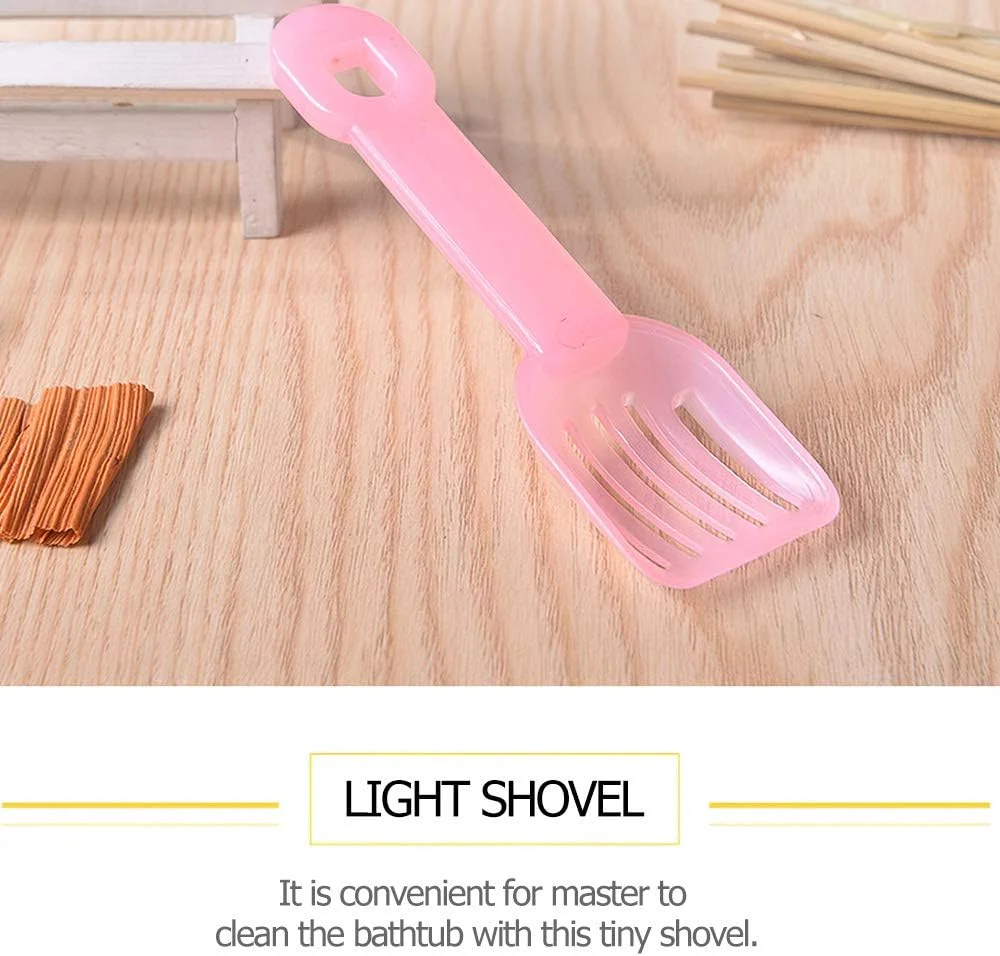 توالت حمام شن دار با بیلچه برای موش و سایر حیوانات خانگی کوچک