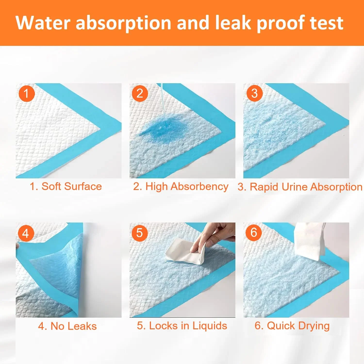 پدهای فوق جاذب ادرار سگ و توله سگ آرورا پت - سایز خیلی بزرگ 60x88 سانتی متر، ضد نشت و خشک شدن سریع (بسته 20 عددی)، محافظت فوق العاده برای توله سگ ها و سگ ها - آبی و سفید