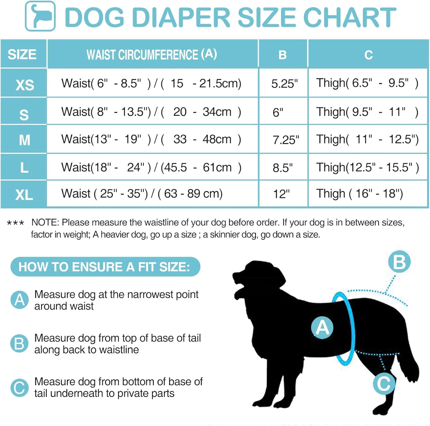 پک 3 عددی پوشک سگ ماده قابل شستشو Avont (M/33-48cm)، پوشش پوشک دوره ای سگ قابل استفاده مجدد، پوشک سگ ماده برای دوره فحلی، بی اختیاری، لباس پوشک سگ دخترانه - مشکی/قهوه ای/خاکستری