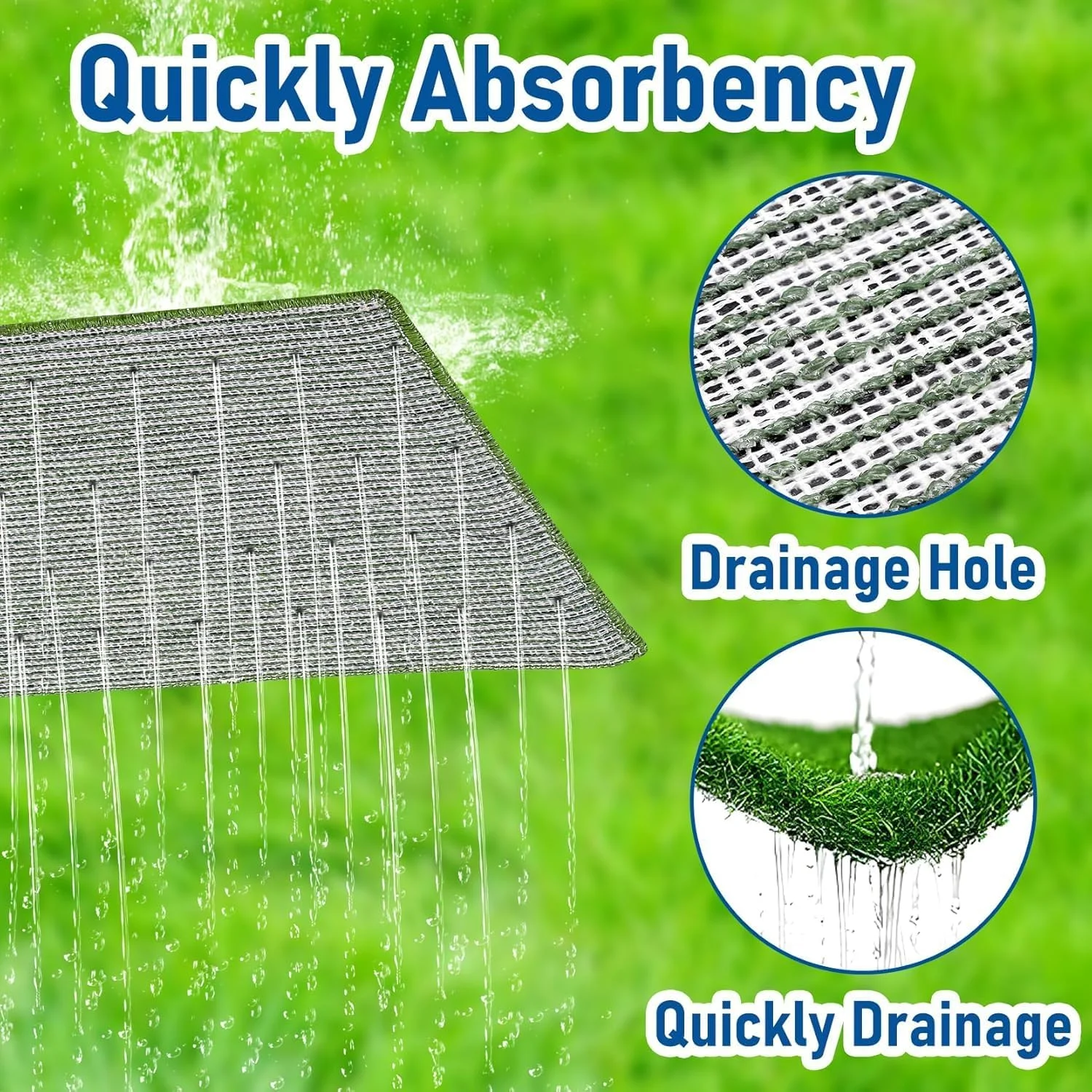 پد چمن سگ آنکیلا با سینی، 2 بسته پد آموزش ادرار توله سگ چمن مصنوعی قابل تعویض، پد دستشویی برای سگ ها 63.5CMx 50.8CM، سینی زباله قابل جابجایی برای تمیز کردن آسان تر، چمن مصنوعی