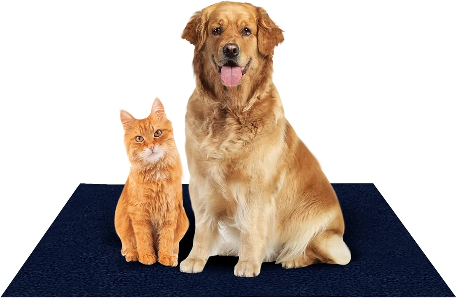 پدهای ضدآب قابل شستشو و استفاده مجدد Amorite برای سگ ها (متوسط، آبی تیره)