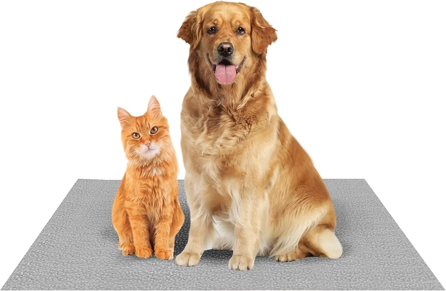 پد جاذب رطوبت قابل شستشو و استفاده مجدد Amorite برای سگ ها | پد آموزش ادرار توله سگ با جذب بالا (70cm X 100cm) خاکستری